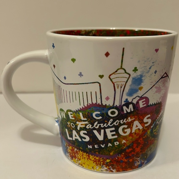 Los Vegas Themed 16 OZ Coffee Cup - Picture 1 of 6